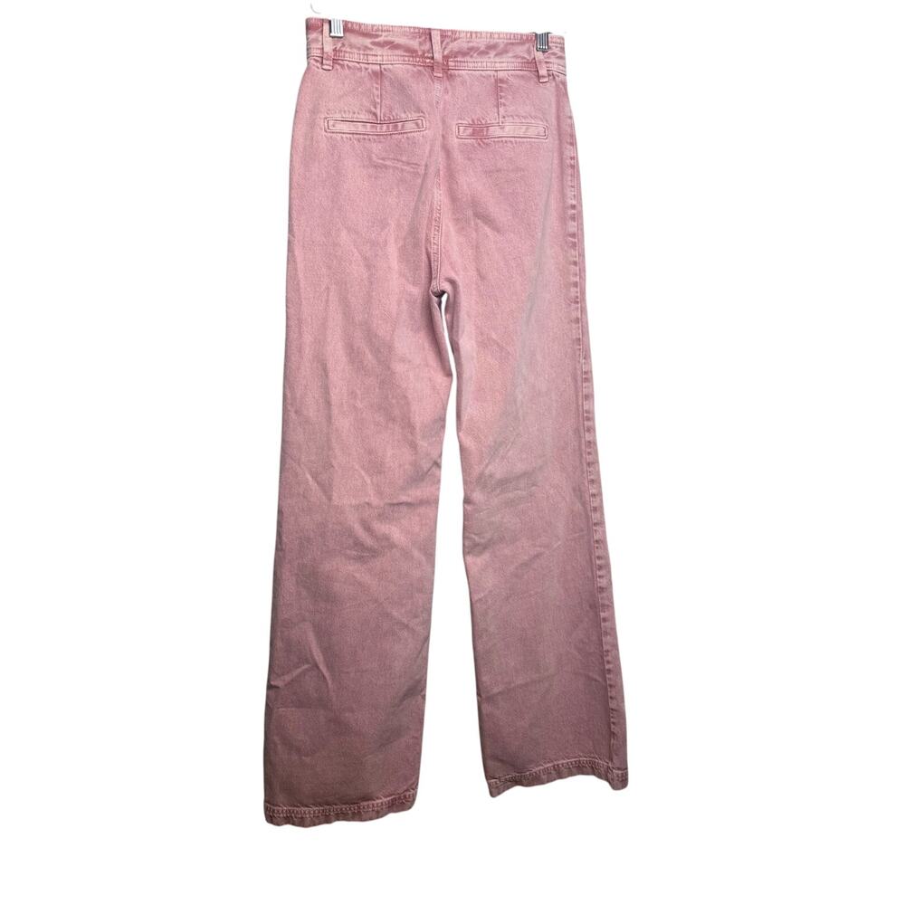 Sezane Pink Flare Jeans - Picture 6 of 9